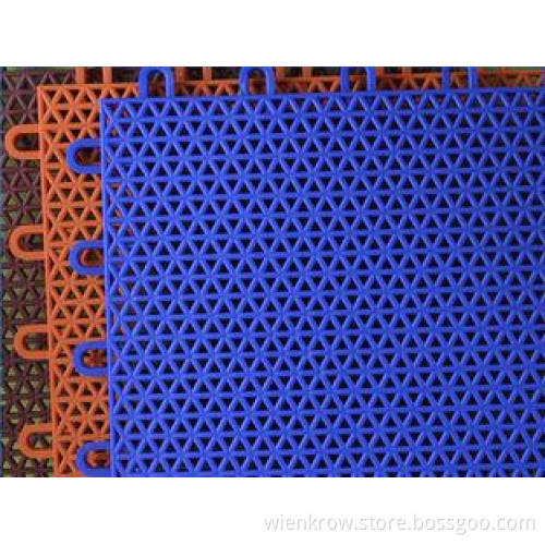 Kids Outdoor Playground Equipment , Modular Tile Plastic Ma
